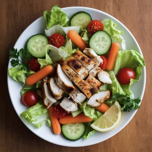 Salad Sayur dengan Dressing Simpel